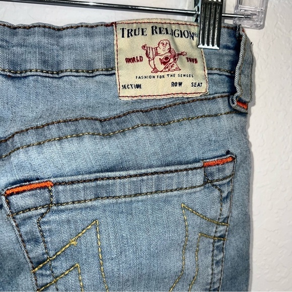 True Religion Jeans Women Size 30 Skinny Jennie Curvy Mid Rise Blue 28”    D - Picture 5 of 12